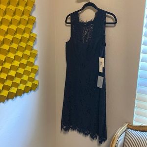 ELiza J navy cocktail dress